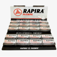 RAPIRA (РАПИРА) PREMIUM LUX лезвия для бритвенных станков классические, 100 шт. RAPIRA (РАПИРА) PREMIUM LUX лезвия для бритвенных станков классические, 100 шт.