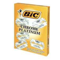 BIC Chrome Platinum двусторонние лезвия для Т-образного станка для бритья, 100 шт.