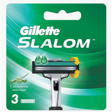 Сменные кассеты Gillette Slalom с экстрактом алоэ, 5 шт