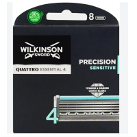 Wilkinson Sword Quattro Titanium Precision Esssential, сменные кассеты 8 шт.