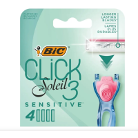 BIC Click 3 Soleil Sensitive сменные кассеты для женской бритвы, 4 шт