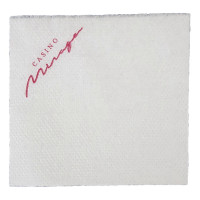 Салфетки Дили Дом 1слой белые логотип  Салфетки Дили Дом 1слой белые логотип