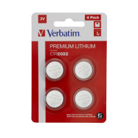 Батарейки VERBATIM дисковые 3V CR2032 (4 шт.)