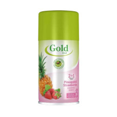 Освежитель воздуха 230 мл GOLD WIND Pineapple&Strawberries 325 см3 СМЕННЫЙ БАЛЛОН