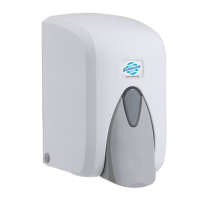 Дозатор 500 мл мыла-пены пластик белый Дозатор 500 мл мыла-пены пластик белый