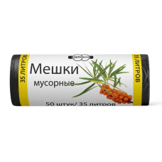 Мешки для мусора 35л ДилиДом 50 шт/рул