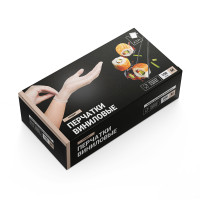 Перчатки одноразовые виниловые неопудренные р-р M 100 шт/упак