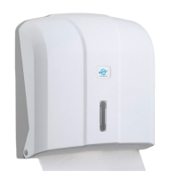 Держатель листовых полотенец V сложения пластик белый