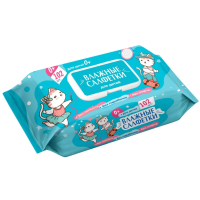 Салфетки влажные для детей КОТИКИ 102шт Салфетки влажные для детей КОТИКИ 102шт