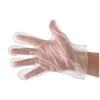 Перчатки полиэтиленовые прозрачные р-р L 100 шт/упак