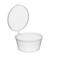 Соусник пластиковый 30 мл с крышкой 100 шт/упак