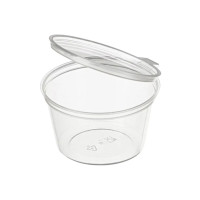 Соусник пластиковый 10 мл с внутренней крышкой 80 шт/упак