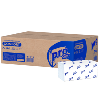 Полотенца бумажные листовые PROtissue V сложения 1 слой 250 листов Полотенца бумажные листовые PROtissue V сложения 1 слой 250 листов