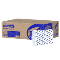 Полотенца бумажные листовые PROtissue Z сложения 2 слоя 190 листов