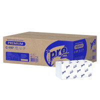 Полотенца бумажные листовые PROtissue V сложения 2 слоя 200 листов