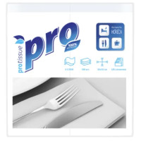 Салфетки бумажные 33х33 см 2слоя 1/8 сложения PROtissue 100 штук Салфетки бумажные 33х33 см 2слоя 1/8 сложения PROtissue 100 штук